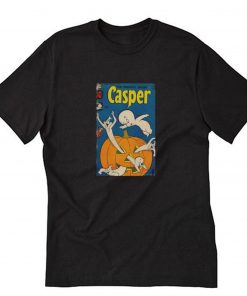 Casper The Friendly Ghost Pumpkin T-Shirt Black PU27