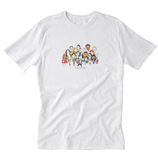 The Office Cartoons Character T-Shirt PU27