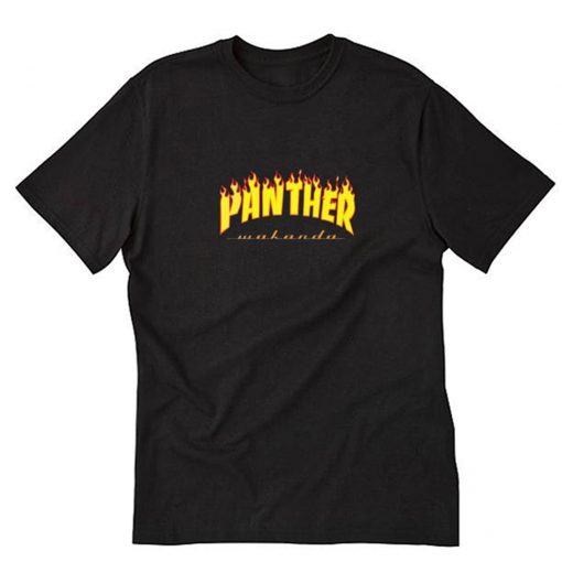 Thrasher Black Panther Wakanda T-Shirt PU27