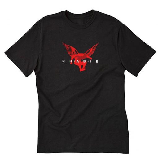 UFC Khabib Nurmagomedov the eagle red T-Shirt PU27