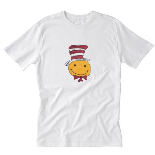 Vintage Smiley Face Dr Seuss T-Shirt PU27