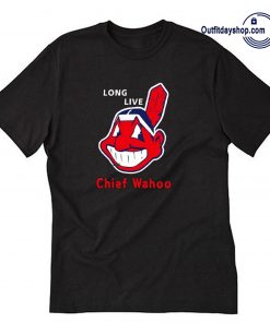 Indians Long Live Chief Wahoo Adult T-Shirt AA