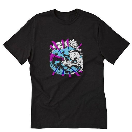 Morty With Portal And Gun T-Shirt PU27