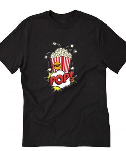 Popcorn Vintage Retro T-Shirt PU27
