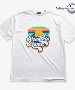 Retro Mountain Mama T-Shirt AA