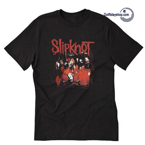 Slipknot Group Shot Corey Taylor Joey Jordison T-Shirt ZA