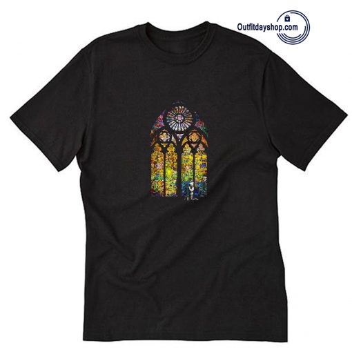 Banksy Stained Glass Window Graffiti T Shirt ZA