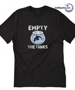 Empty the Tanks - Free the Orca Whales Unisex T-Shirt ZA