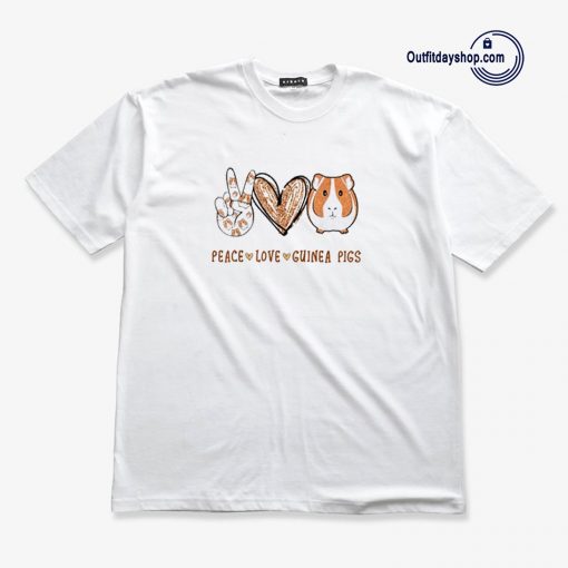 Peace Love Guinea Pigs T-Shirt ZA