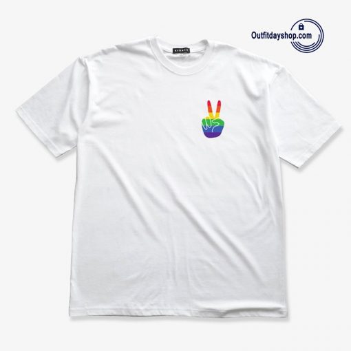 Rainbow Peace Sign T-Shirt ZA