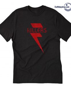 The Killers Brandon Flowers Red Bolt T-Shirt ZA