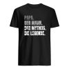 2021 Best Dad in the World Papa Man Myth Legend Shirt ZA