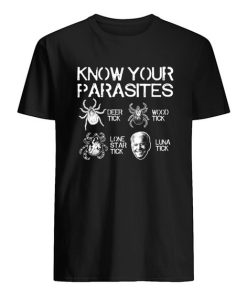 Know Your Parasites Tick Biden (on back) T-Shirt ZA