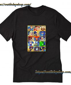 Marvel vs Capcom Character Select Retro Classic Arcade Video Games T-shirt ZA