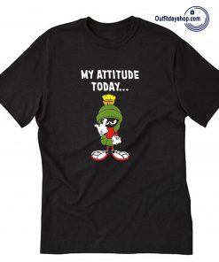 Marvin The Martian My Attitude Today T-Shirt ZA