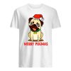Merry Pugmas Santa Pug shirt ZA