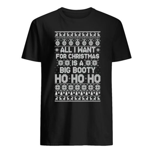 OnCoast Big Booty Hoe Ho Ho Ho Naughty Ugly Christmas shirt ZA