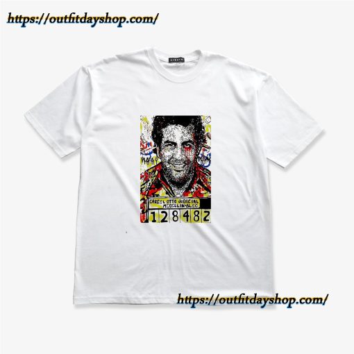 Pablo Escobar Mugshot Pixelate T Shirt ZA