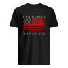 Pro America Anti Biden Funny America Flag T-Shirt ZA