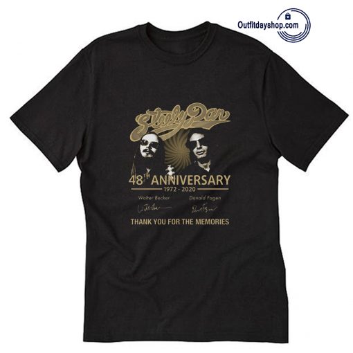 Steely Dan 48th Anniversary 1972-2020 T Shirt ZA