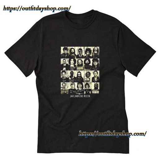 T-Shirt Polos famous mug shots Rock Band T-Shirt ZA