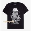 A Nightmare On Elm Street Freddy Black & White T-Shirt ZA