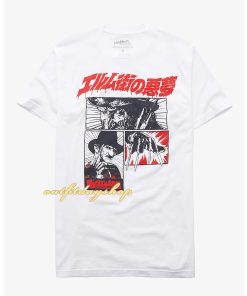 A Nightmare On Elm Street Manga Freddy T-Shirt ZA