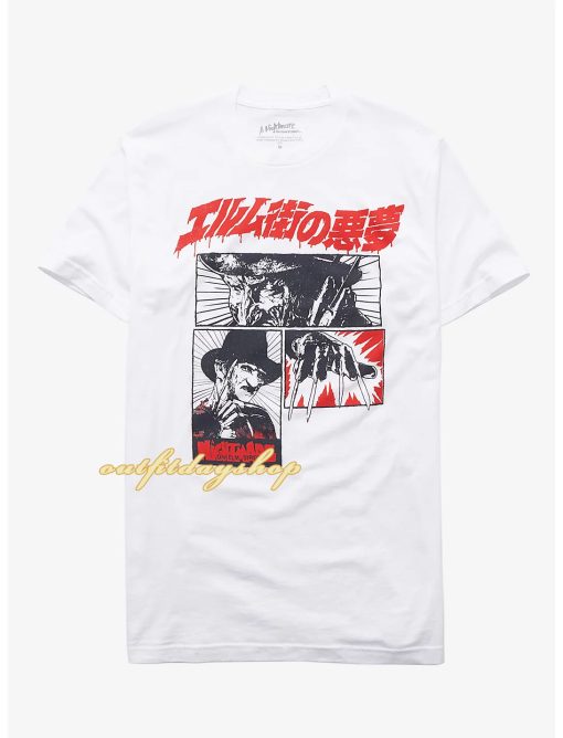 A Nightmare On Elm Street Manga Freddy T-Shirt ZA