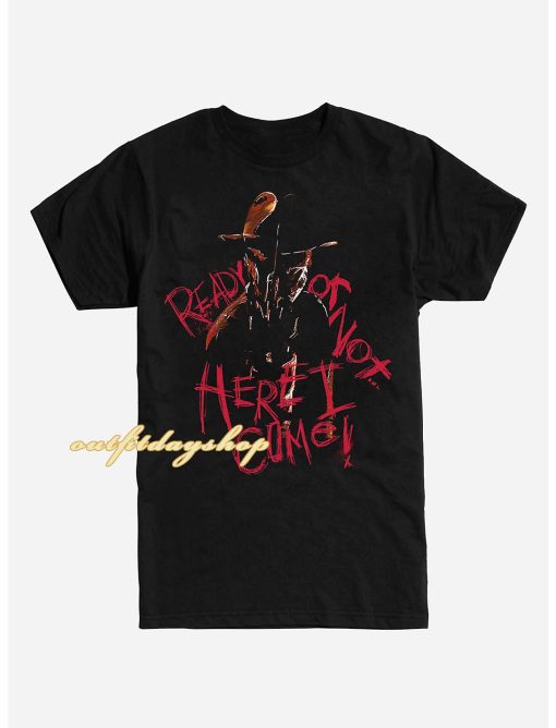 A Nightmare On Elm Street Ready Or Not T-Shirt ZA