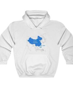China Map Define China is West Taiwan Unisex Hoodie XX