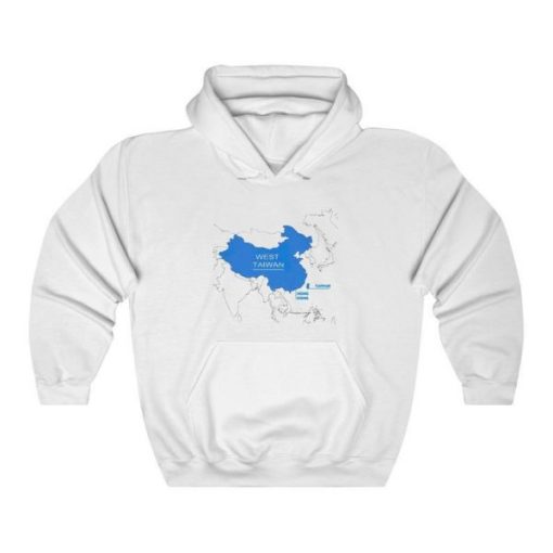 China Map Define China is West Taiwan Unisex Hoodie XX