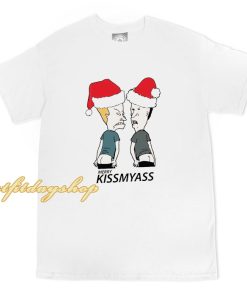 Christmas Beavis And Butt-head Merry Kissmayass T-Shirt ZA