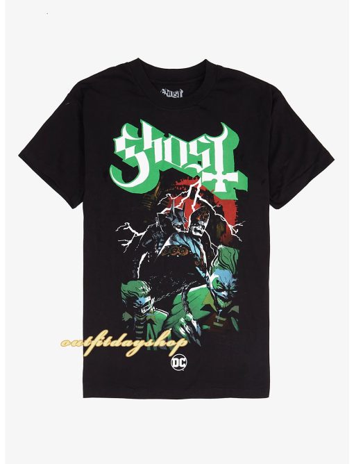 DC Comics Dark Nights- Death Metal Ghost & BatJoker T-Shirt ZA