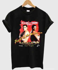 De La Hoya vs Trinidad Fight of the millenium t-shirt ZA