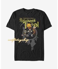 Disney Kingdom Hearts Greetings Halloween Town T-Shirt ZA