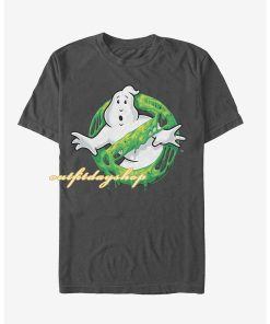 Ghostbusters Ghost Logo Green Slime T-Shirt ZA