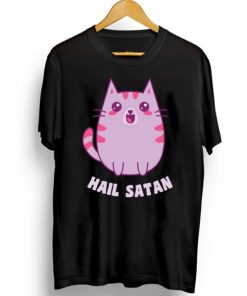 Hail Satan Cat T-Shirt ZA