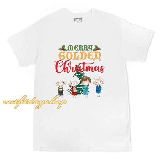 Merry Golden Christmas T-Shirt ZA