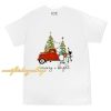 Merry and Bright Christmas Car T-Shirt ZA