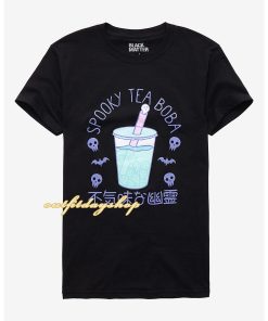 Spooky Tea Boba Boyfriend Fit Girls T-Shirt ZA