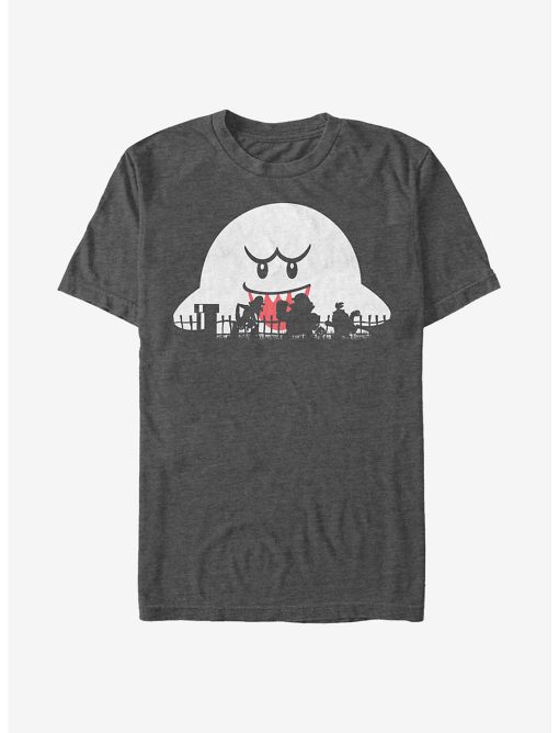 Super Mario Halloween Silhouttes T-Shirt ZA