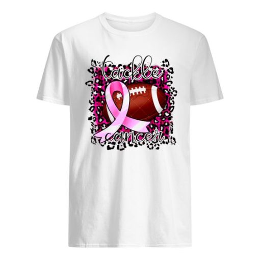 Tackle Breast Cancer Pink Ribbon Football Shirt ZA