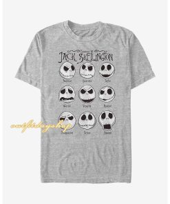 The Nightmare Before Christmas Jack Emotions T-Shirt ZA