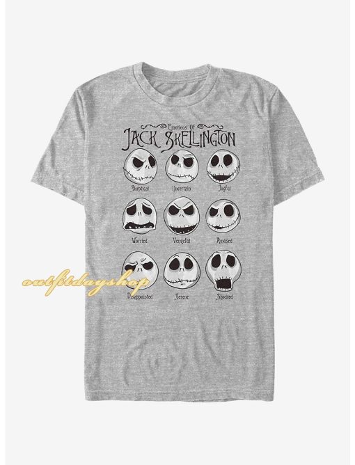 The Nightmare Before Christmas Jack Emotions T-Shirt ZA