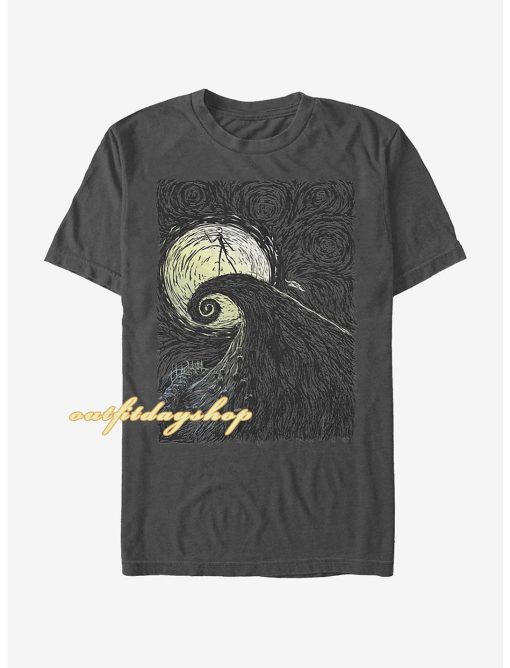 The Nightmare Before Christmas Spiral Hill T-Shirt ZA