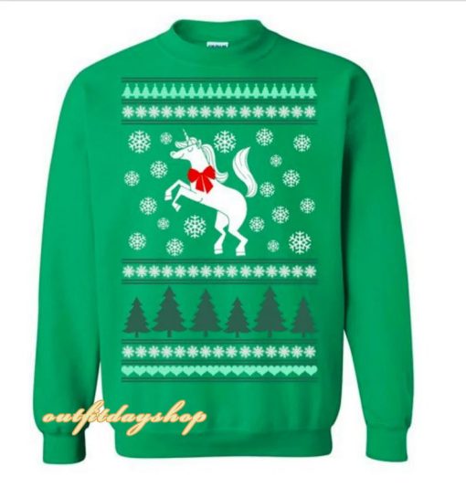 Unicorn Christmas Sweatshirt ZA