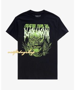 Universal Monsters Creature From The Black Lagoon Metal T-Shirt ZA