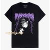 Universal Monsters Frankenstein Monster Metal T-Shirt ZA