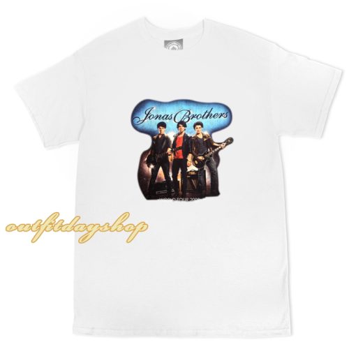 Black Jonas Brothers World Tour T-Shirt ZA