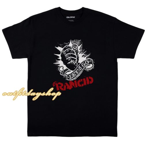 RANCID LET'S GO NEW BLACK T-SHIRT ZA